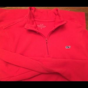 Vineyard Vines Youth XL (16-18) 1/4 zip  Red